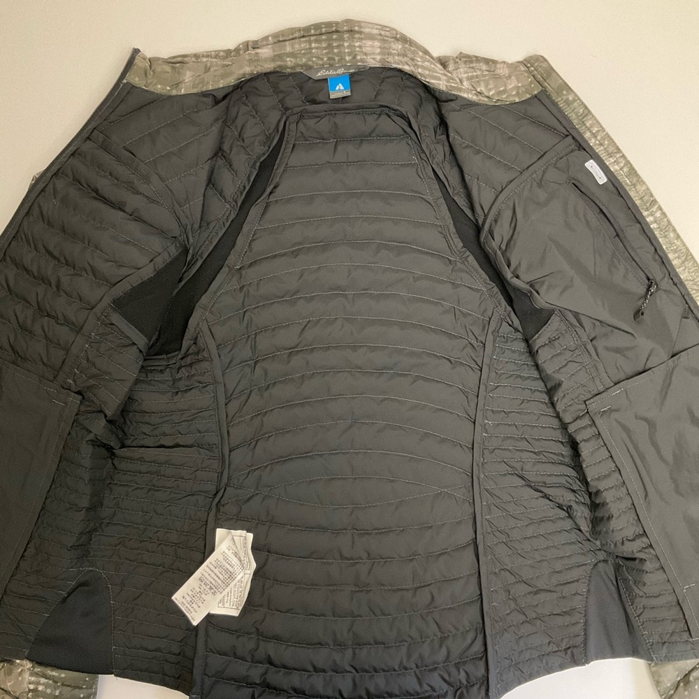 Eddie Bauer First Ascent Women’s Small Goose Down Green Puffer Down Jacket - Picture 7 of 14